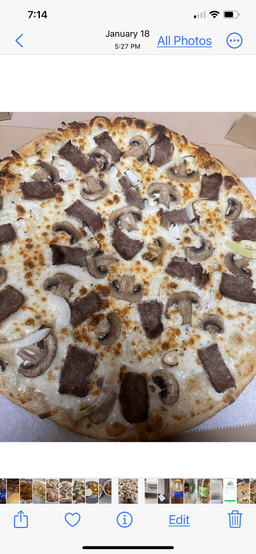 Steak Pizza